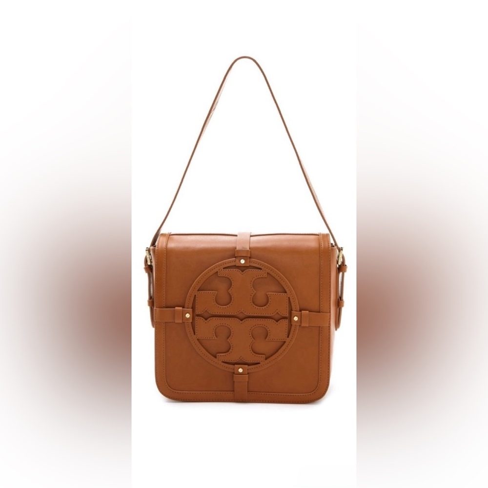 Tory Burch Tan Leather Shoulder Bag